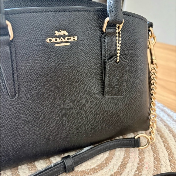 Coach Small Black Tote/Crossbody - Picture 8 of 11
